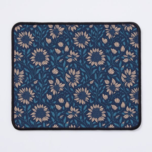 Item preview, Soothing Blue Beige Floral Patterns designed and sold by Wonder Of Light.