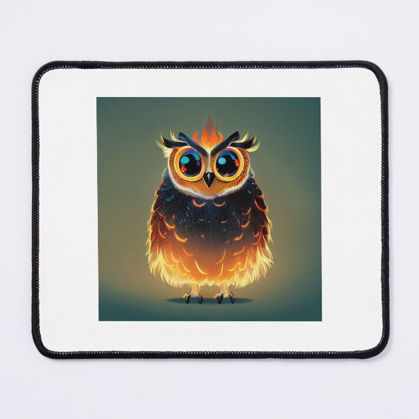 Item preview, Cute Owl with Flames  designed and sold by begaytwannas.