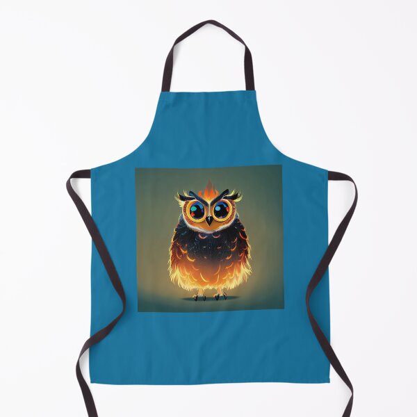Item preview, Cute Owl with Flames designed and sold by begaytwannas.