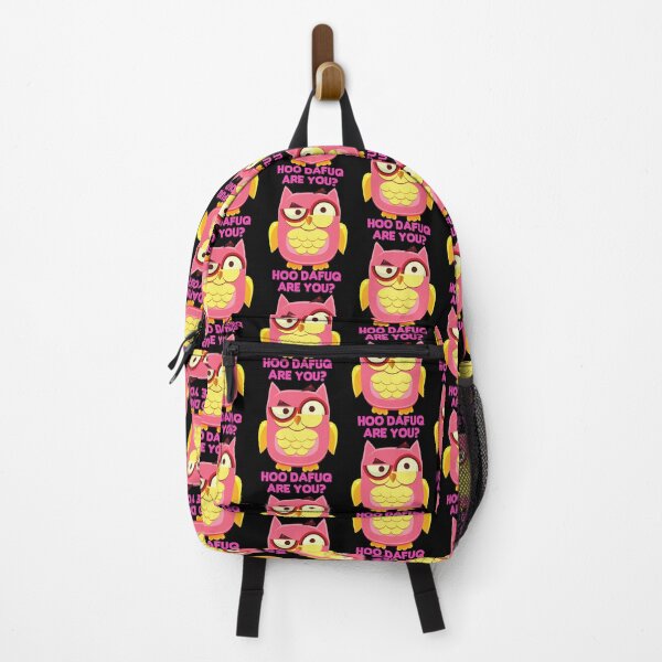Item preview, Funny Owl Meme HOO DAFUQ ARE YOU Design designed and sold by begaytwannas.