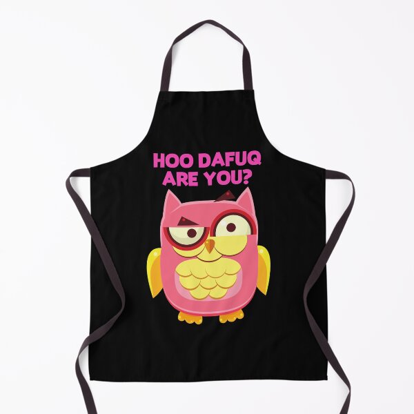 Item preview, Funny Owl Meme HOO DAFUQ ARE YOU Design designed and sold by begaytwannas.