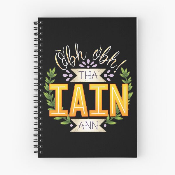 Item preview, Funny Iain Scottish Gaelic illustration designed and sold by begaytwannas.