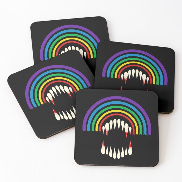 Item preview, Gay Werewolf Rainbow | Werewolf Teeth | Queer Horror Fan designed and sold by ProdbyNiECO.
