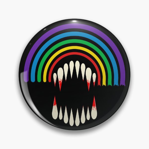 Item preview, Gay Werewolf Rainbow | Werewolf Teeth | Queer Horror Fan designed and sold by ProdbyNiECO.