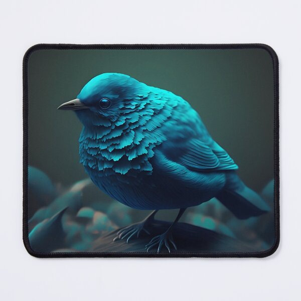 Item preview, Slowblue bird artwork AI designed and sold by Slowerblue.