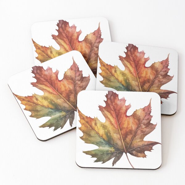 Item preview, An Autumn Maple Leaf - Watercolor Leaves and Trees designed and sold by GVRDesign.