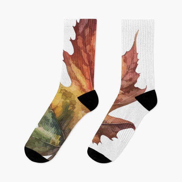 Item preview, An Autumn Maple Leaf - Watercolor Leaves and Trees designed and sold by GVRDesign.