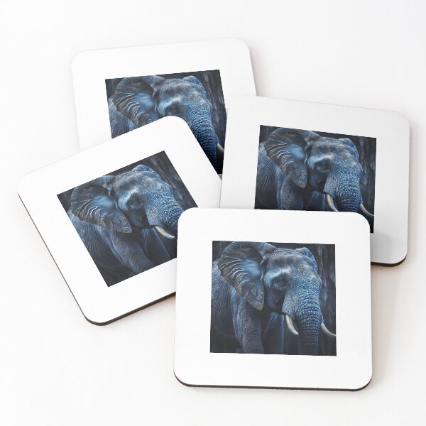Item preview, Slowblue Elephant Artwork AI designed and sold by Slowerblue.