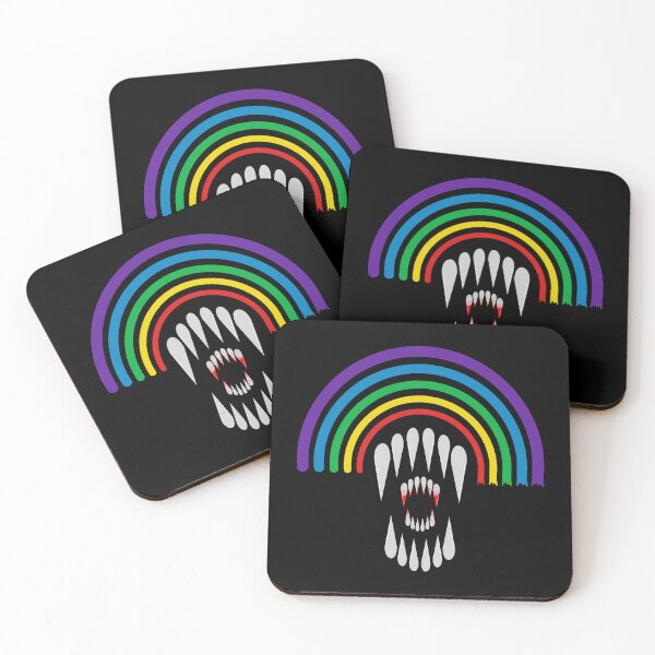 Item preview, Gay Alien Rainbow | Alien Teeth | Queer Horror Fan designed and sold by ProdbyNiECO.