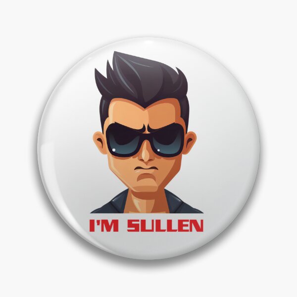 Item preview, Young Man with Sunglasses is Angry And Sullen designed and sold by Brian-Law.