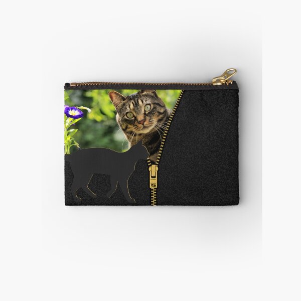 Item preview, ZIPPER FUN - CUTE CAT FLOWERS designed and sold by EDDArt.