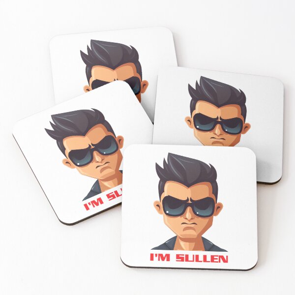 Item preview, Young Man with Sunglasses is Angry And Sullen designed and sold by Brian-Law.