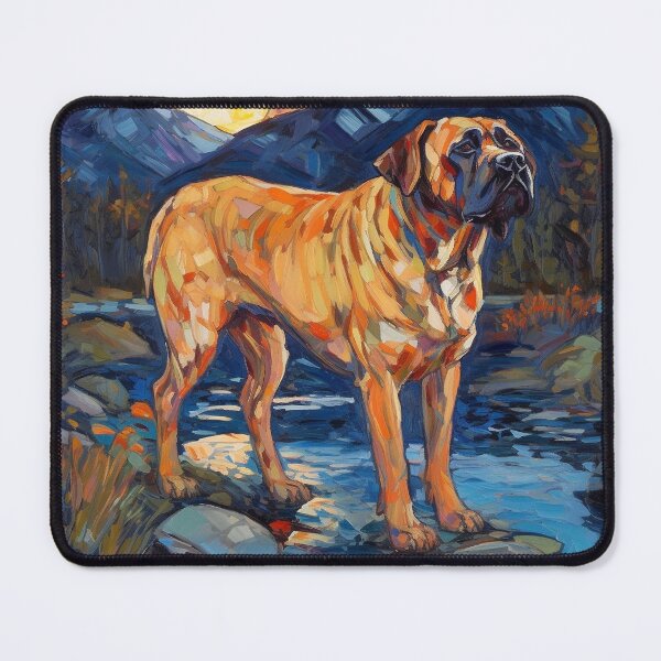 Item preview, Assyrian Mastiff / War Dog Oil Painting designed and sold by Appyrances.