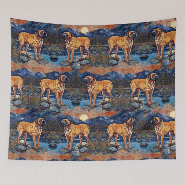 Item preview, Assyrian Mastiff / War Dog Oil Painting designed and sold by Appyrances.