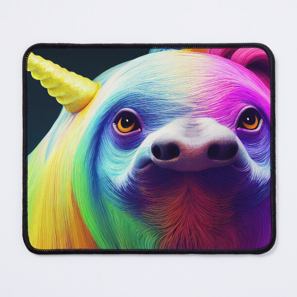 Item preview, Cuddly lazy, the loving unicorn sloth designed and sold by Pixelboys.