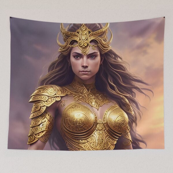 Item preview, Golden Warrior of the Light Realm designed and sold by magikman65.