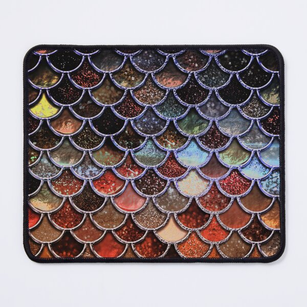 Item preview, Warm and Cosy Brown Ombre Sparkle Faux Glitter Mermaid Scales designed and sold by UtArt.