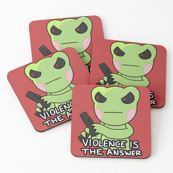 Item preview, Violence Frog designed and sold by JuiceBoxFrogs.
