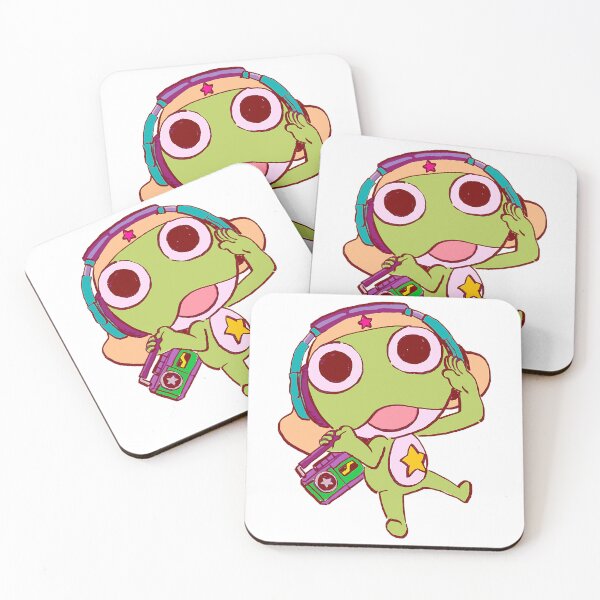 Item preview, I draw pastel keroro jamming with a boombox and headphone  Sergeant Keroro designed and sold by FlipyCcstore.