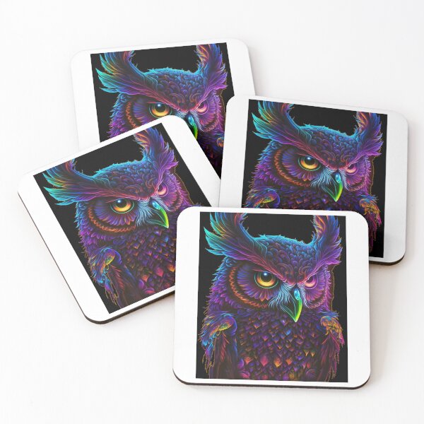 Item preview, Cyberdelic owl Graphic designed and sold by grangertomik.