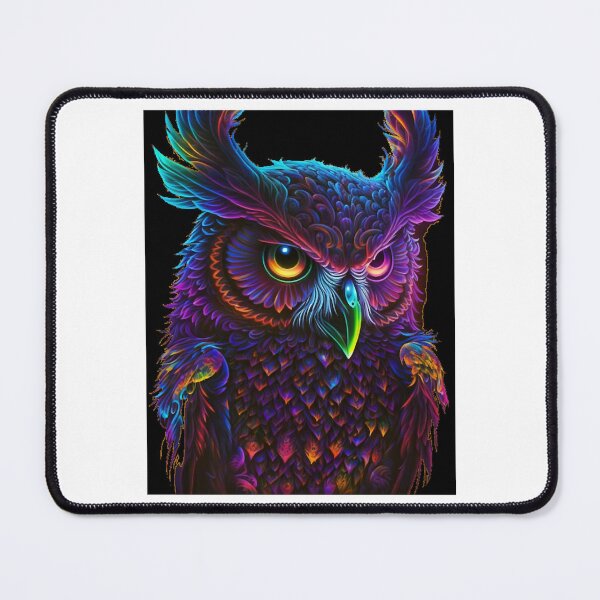 Item preview, Cyberdelic owl Graphic designed and sold by grangertomik.