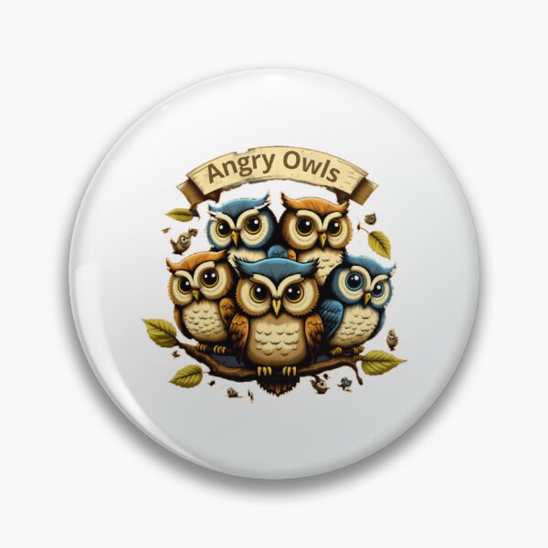 Item preview, Angry Owls! designed and sold by grangertomik.