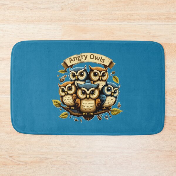 Item preview, Angry Owls! designed and sold by grangertomik.