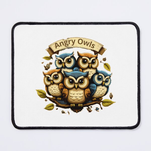 Item preview, Angry Owls! designed and sold by grangertomik.