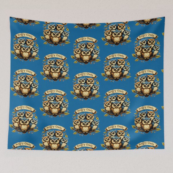 Item preview, Angry Owls! designed and sold by grangertomik.