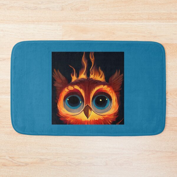 Item preview, Cute Owl with Flames  designed and sold by grangertomik.