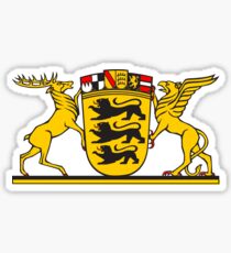 Grosses Landeswappen Baden-Württemberg Sticker