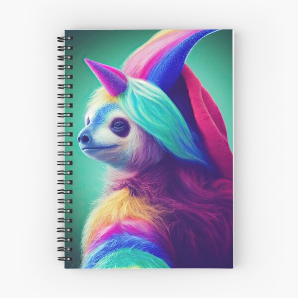 Item preview, Faulina, the lazy rainbow sloth designed and sold by Pixelboys.