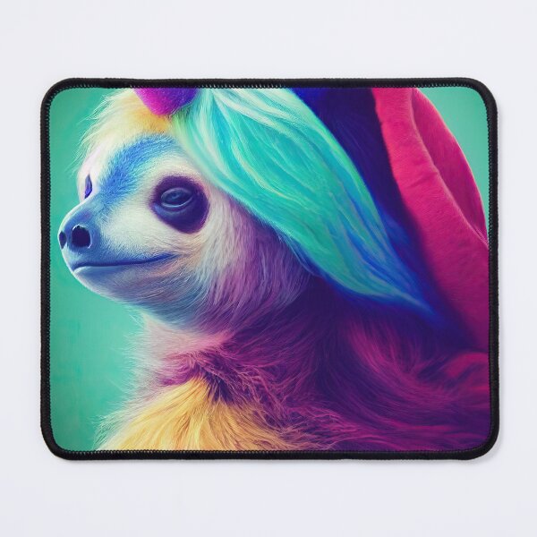 Item preview, Faulina, the lazy rainbow sloth designed and sold by Pixelboys.