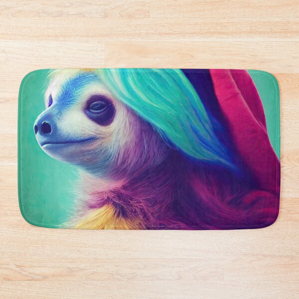Item preview, Faulina, the lazy rainbow sloth designed and sold by Pixelboys.