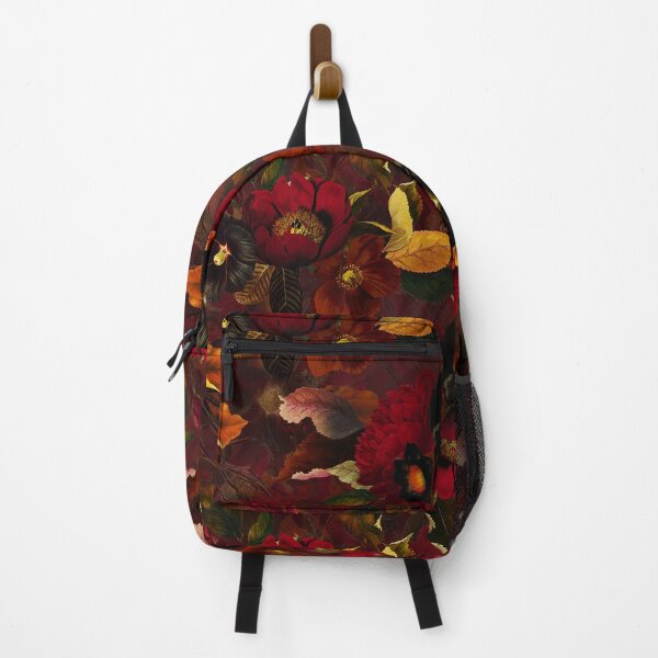 Item preview, Red Mystical Botanical Night Garden Nightgarden designed and sold by UtArt.