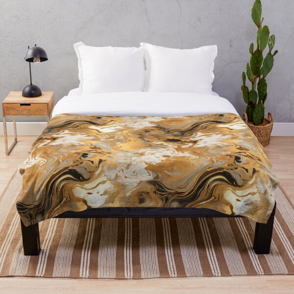 Item preview, Golden Marble Liquid Pattern  designed and sold by Youpattern.