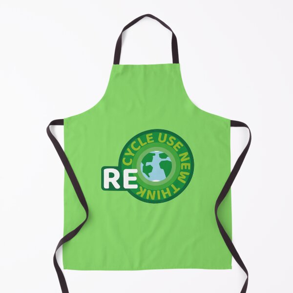 Item preview, Recycle Reuse Renew Rethink Green Badge designed and sold by withasmiledsgn.