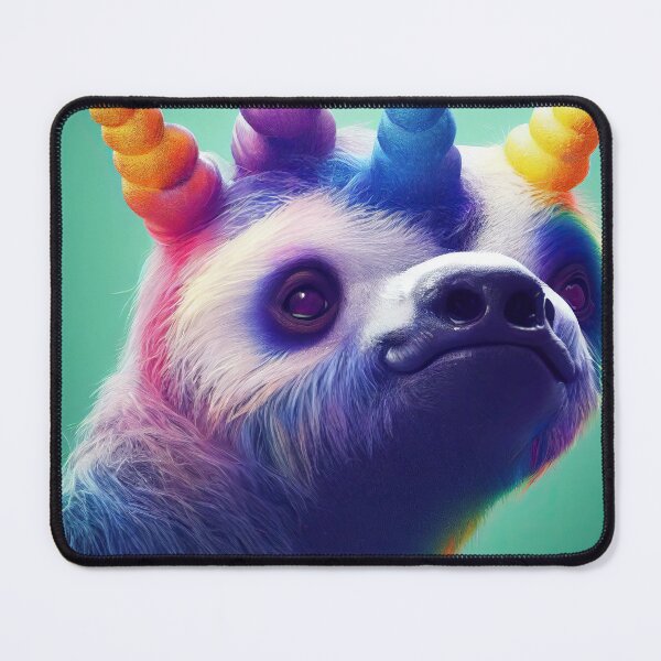 Item preview, Fred the colorful unicorn sloth designed and sold by Pixelboys.