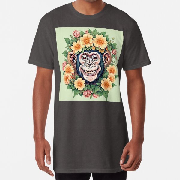 Spring Monkey Long T-Shirt