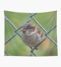 Mei Spatzl #2 - Sparrow | Roosevelt Island, New York Wall Tapestry