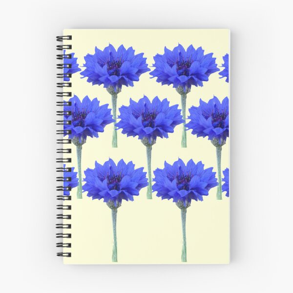Item preview, Cornflowers with pastel yellow background designed and sold by Binas-gallery.