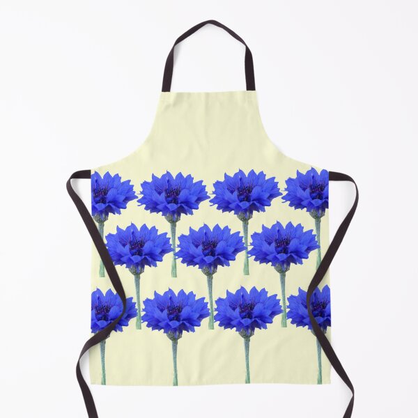 Item preview, Cornflowers with pastel yellow background designed and sold by Binas-gallery.