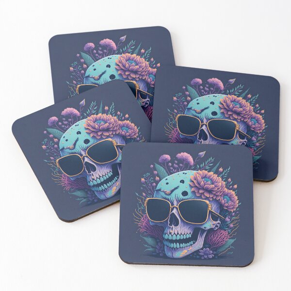 Item preview, Trendy Shades and a Dead Grin| Quirky and Cute| Watercolor Fantasy| Retro Aesthetic and Photorealistic|  designed and sold by RedArtG09.