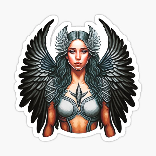 Valkyrie wing Fallen angel warrior woman' Mouse Pad