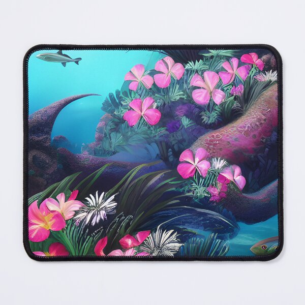 Item preview, Pink Orchids Highlighting a Whale in the Water designed and sold by Sweet-Medley.