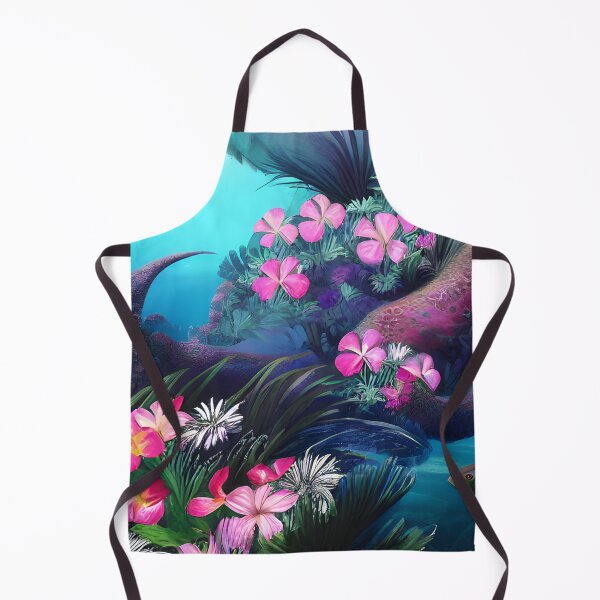 Item preview, Pink Orchids Highlighting a Whale in the Water designed and sold by Sweet-Medley.