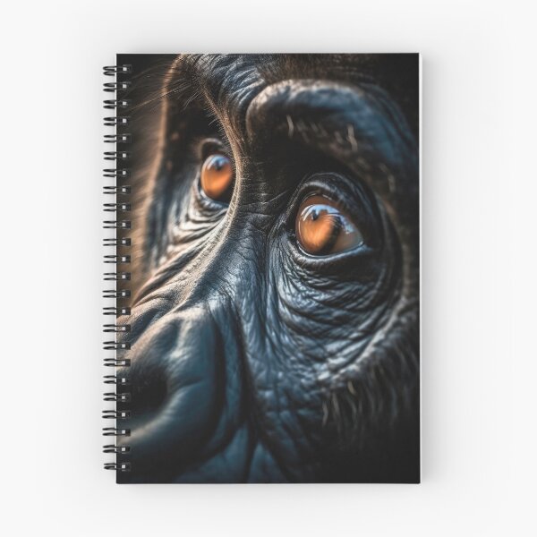 Artikelvorschau, Augen eines Gorillas entworfen und verkauft von CanyonGarageArt.