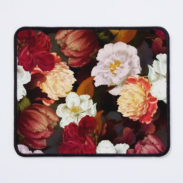 Item preview, Antique Midnight Botanical Flower Rose Botanical Night Garden Nightgarden designed and sold by UtArt.