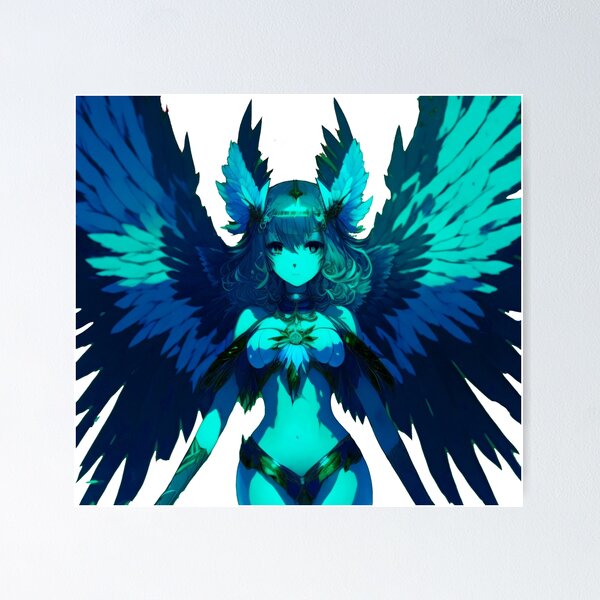 Item preview, Flight of the Anime Valkyrie blue designed and sold by AmonRa16.