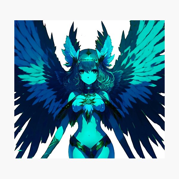 Item preview, Flight of the Anime Valkyrie blue designed and sold by AmonRa16.